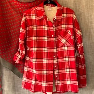Comfy plaid shirt with Shepro back